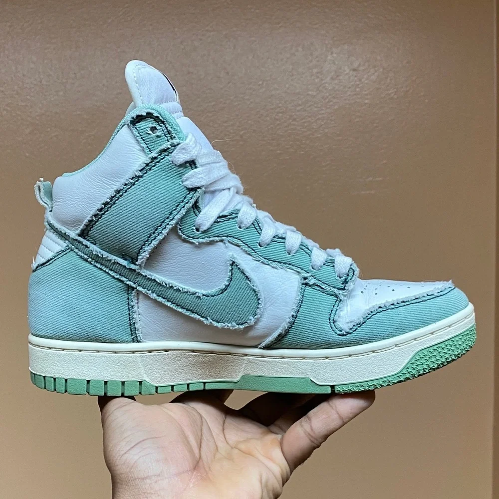 Nike Women’s Dunk High 1985 “Green Denim” Size 6.5